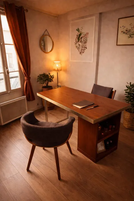 Cabinet d'Isabelle Cohen, psychanalyste à Paris 3e, situé dans le Marais