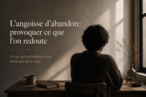 Personne face au mur. Seule. Métaphore de l'abandon