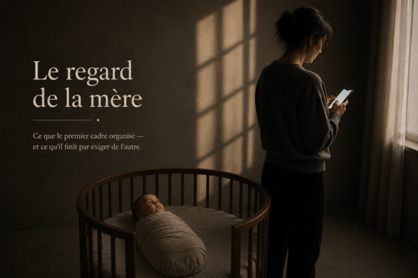 Mère ne regardant pas son enfant et sur son telephone